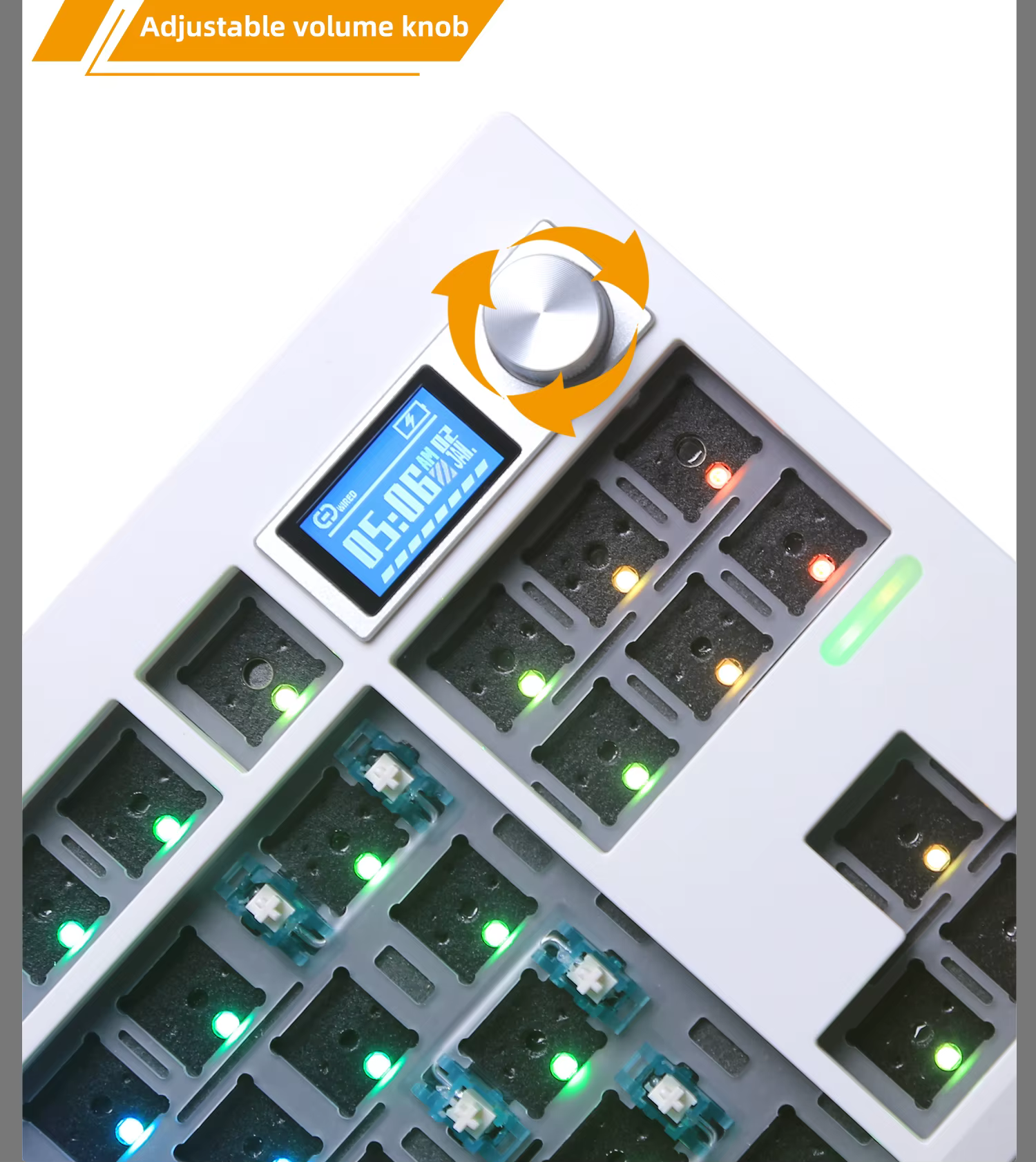 Kit de clavier mécanique GMK87 avec écran d'affichage