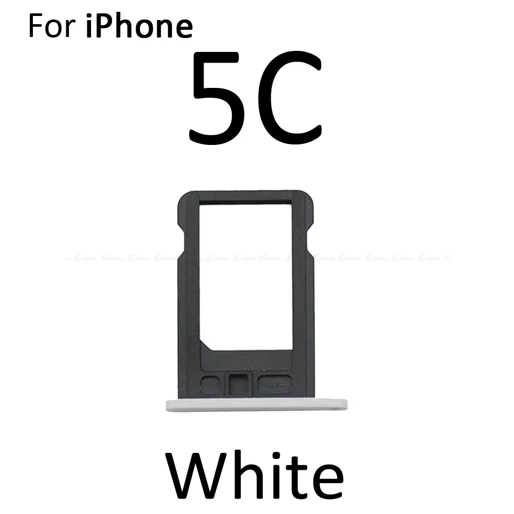 Adaptateur de fente pour carte SIM, pièces de rechange pour iPhone 4, 4S, 5, 5S, SE, 5C