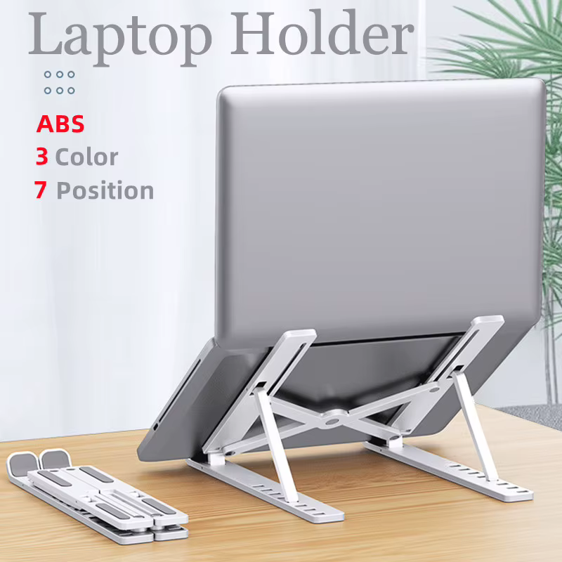 Support d'ordinateur portable réglable et pliable