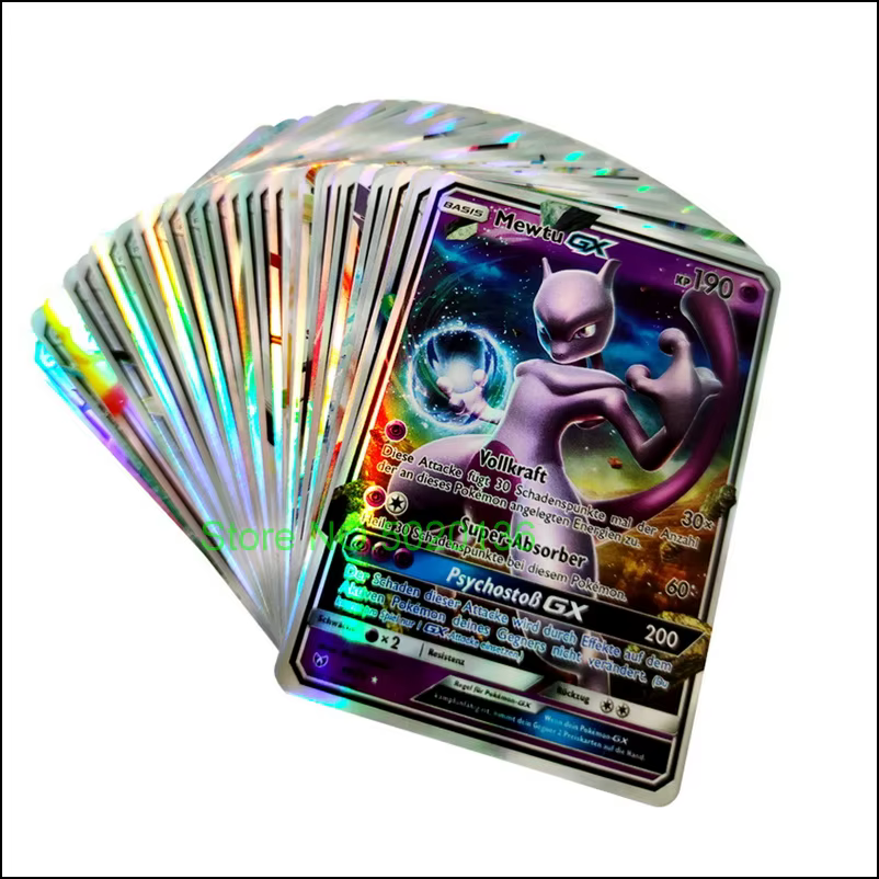 Cartes Pokémon allemandes Vstar Vmax GX édition limitée, cartes holographiques brillantes arc-en-ciel Arceus Pikachu Charizard, cadeau pour enfants