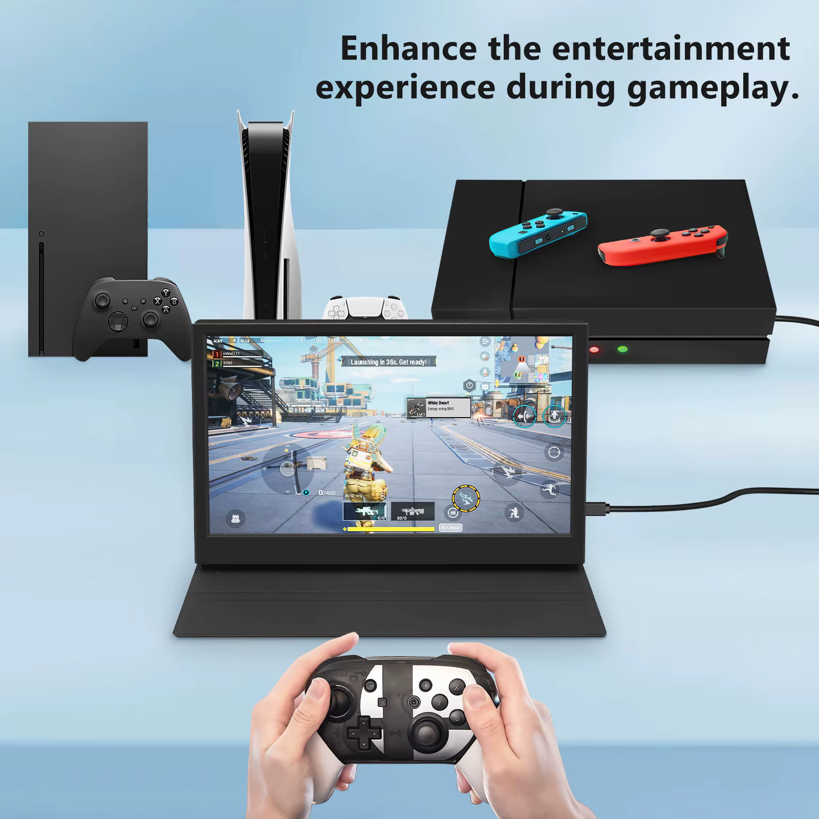 Moniteur portable 11, 6 pouces 16:9 60Hz