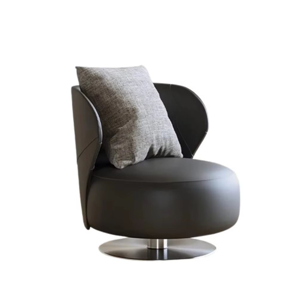 Balcon Bar chaises de soutien lombaire accoudoir mariage Design japonais chaise simple en cuir Relax minimaliste Poltrona décoration
