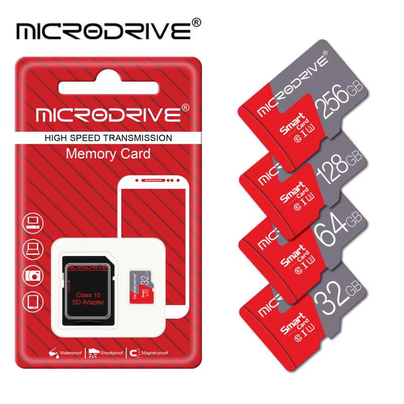 Carte mémoire micro TF SD C10 100% originale 1 Go 2 Go 4 Go 8 Go 16 Go 32 Go 64 Go 128 Go 256 Go