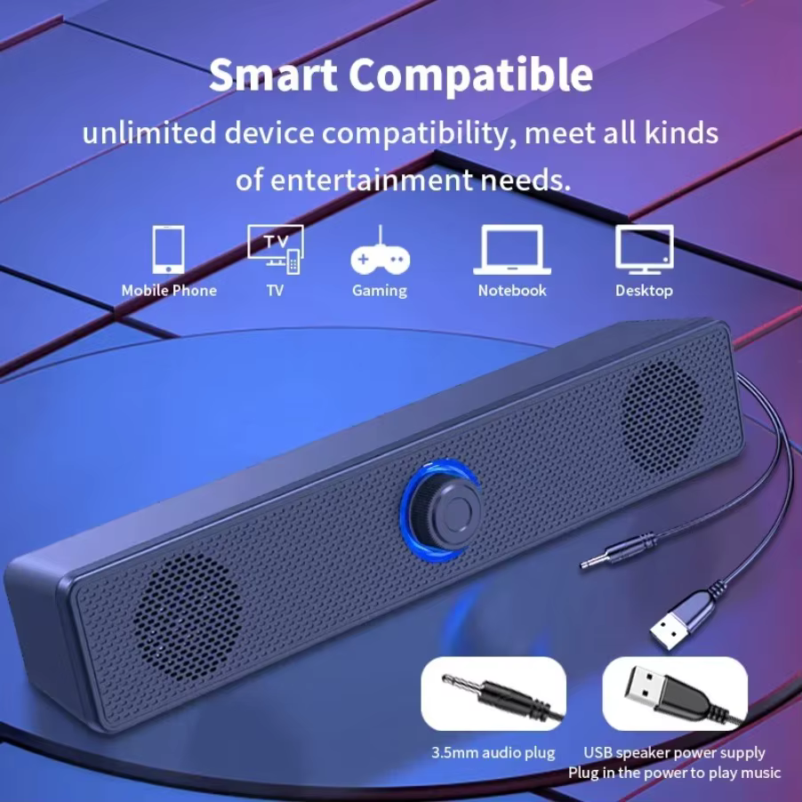 Barre de son sans fil Bluetooth et PC
