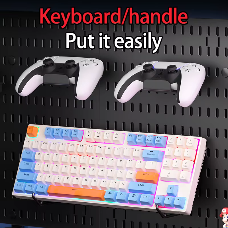 Support organisateur de bureau gaming en pegboard