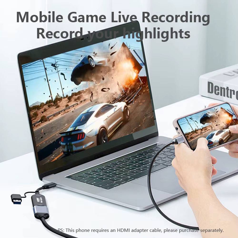 Carte de Capture vidéo USB 2.0 4K 2 en 1