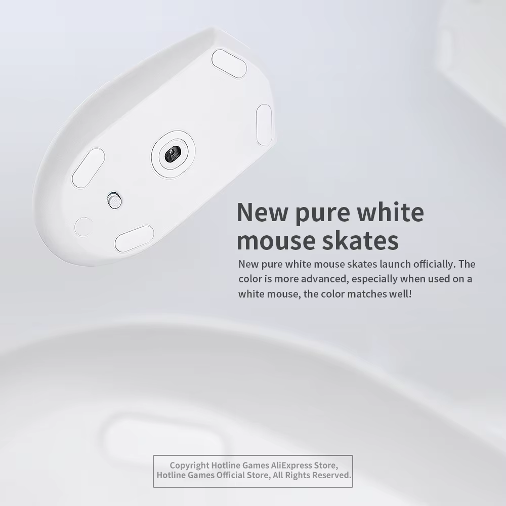 2 ensembles de patins de souris Hotline Games 3.0 Plus à bords arrondis et courbes