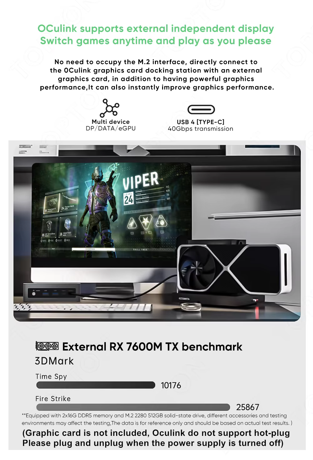 Topton Mini PC Gamer Intel Ultra 9 285H ES 7 255H ES 5 235H ES OCuLink USB4 2x2.5G LAN 2xNVMe ordinateur de bureau Windows 11 WiFi6E