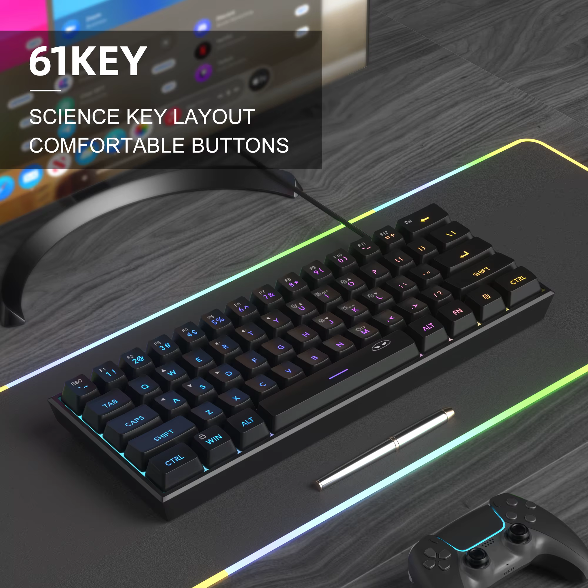 MageGee-Mini clavier de jeu 60%