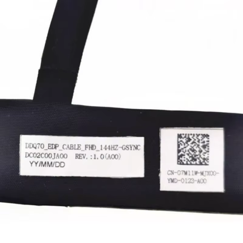 Câble d'écran EDP FHD 144Hz avec GSYNC 07M11W pour Dell Alienware Area 51m R1
