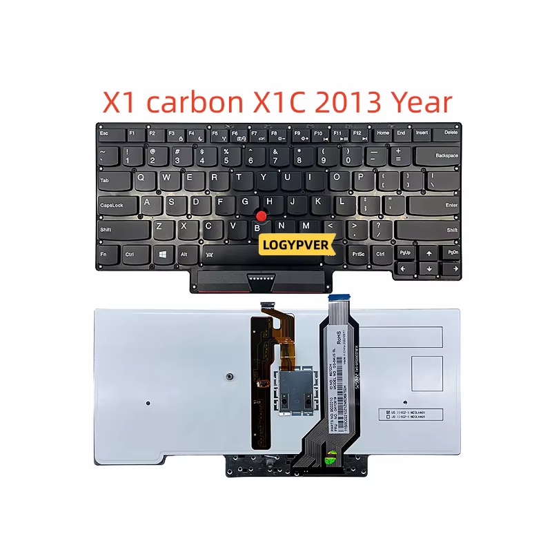 Clavier d'ordinateur portable pour Lenovo Thinkpad X1 Carbon X1C 3RD 2ND 3TH 4TH 5TH 6TH 7TH 8TH 2013 2014 2015 2016 2017 2018 2019 2020 ans