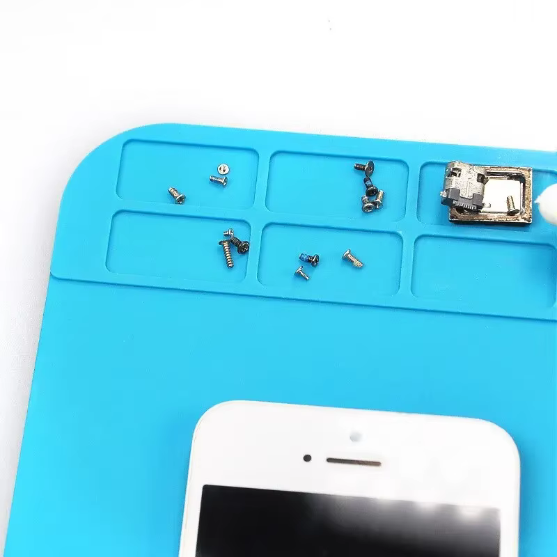 Tapis de réparation en silicone imperméable pour carte mère