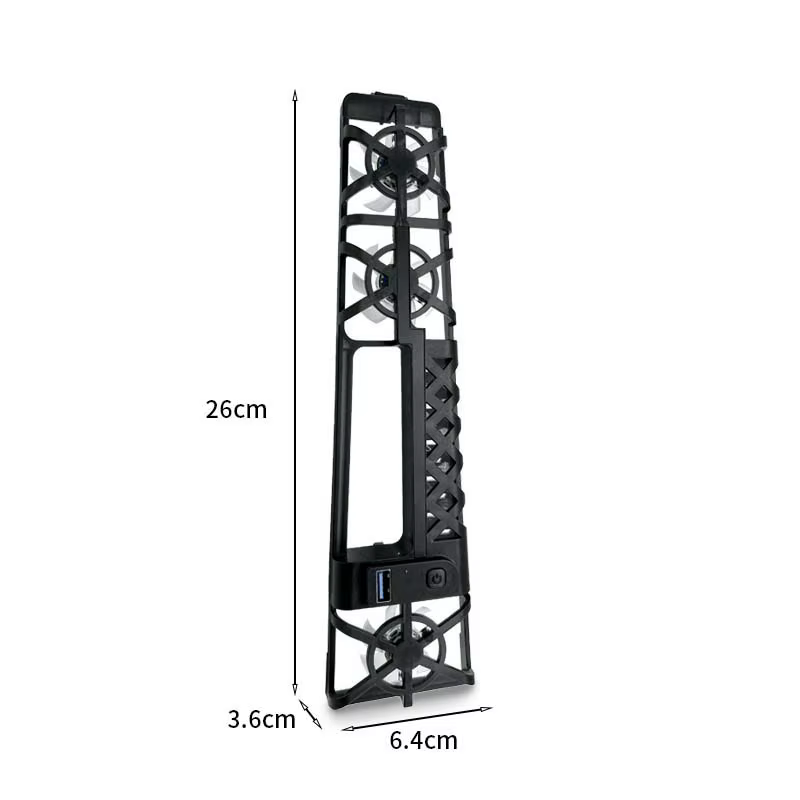 Ventilateur de refroidissement pour console PS5 Slim/PS5 Pro Edition Disc/Digital, système de refroidissement lumineux RGB, refroidisseur de console de jeu, accessoires de jeu