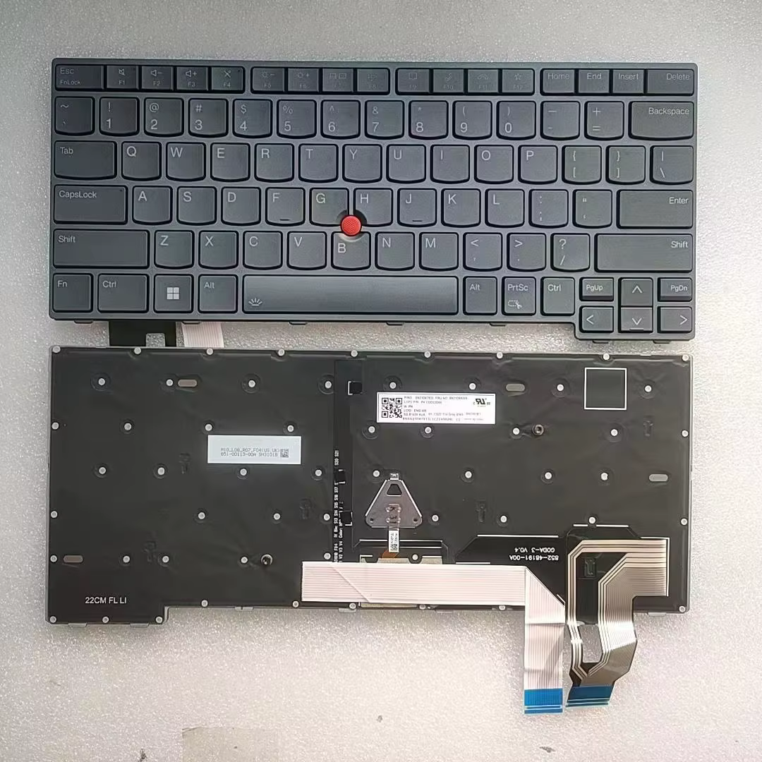 Nouveau rétro-éclairage Original disposition américaine pour IBM Thinkpad T14 Gen3 noir gris clavier d'ordinateur portable SG-B1400-XUA SN3101B PK132D32B00 TDH9505