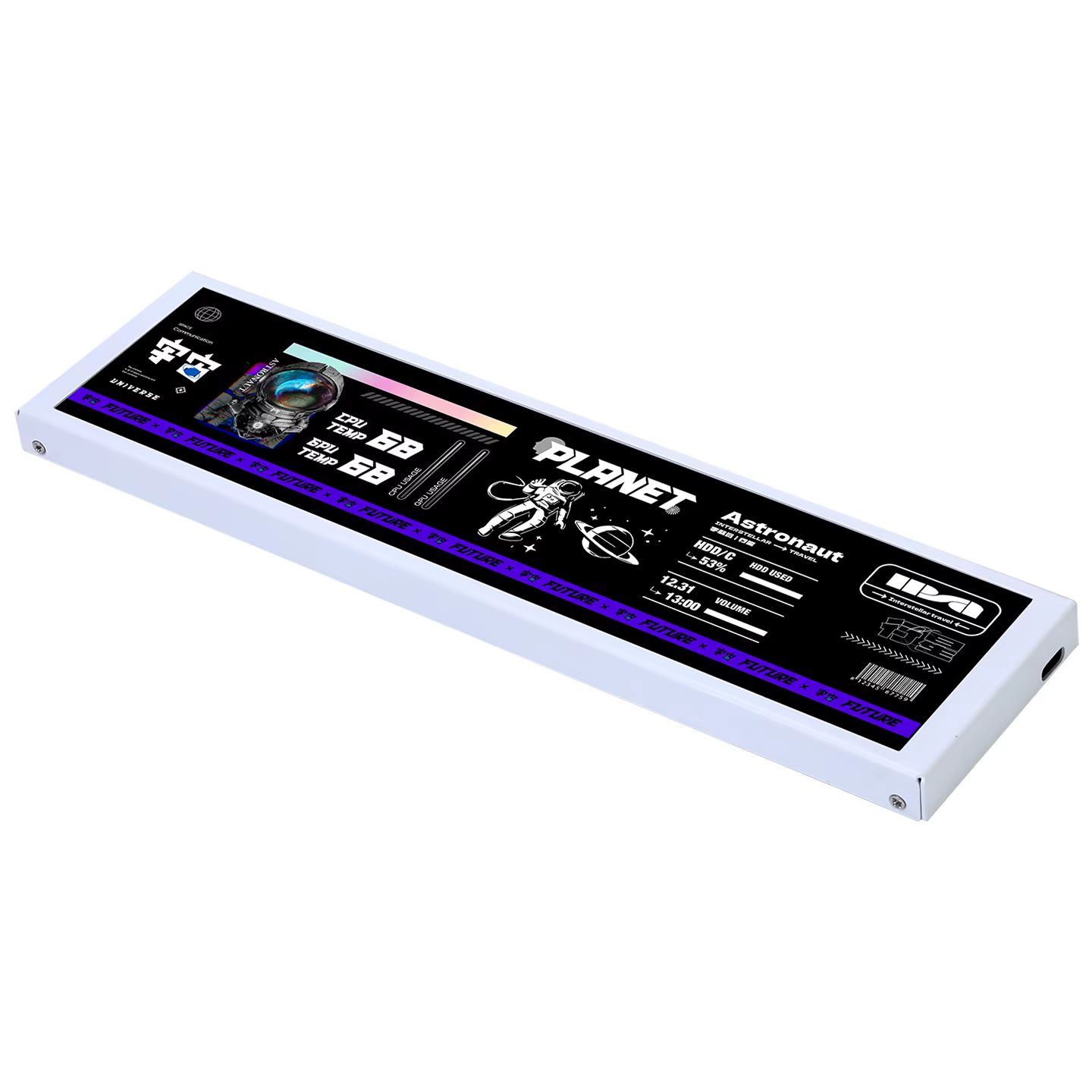 Nouvel écran intelligent USB-C de 9.2 pouces IPS 1920x462