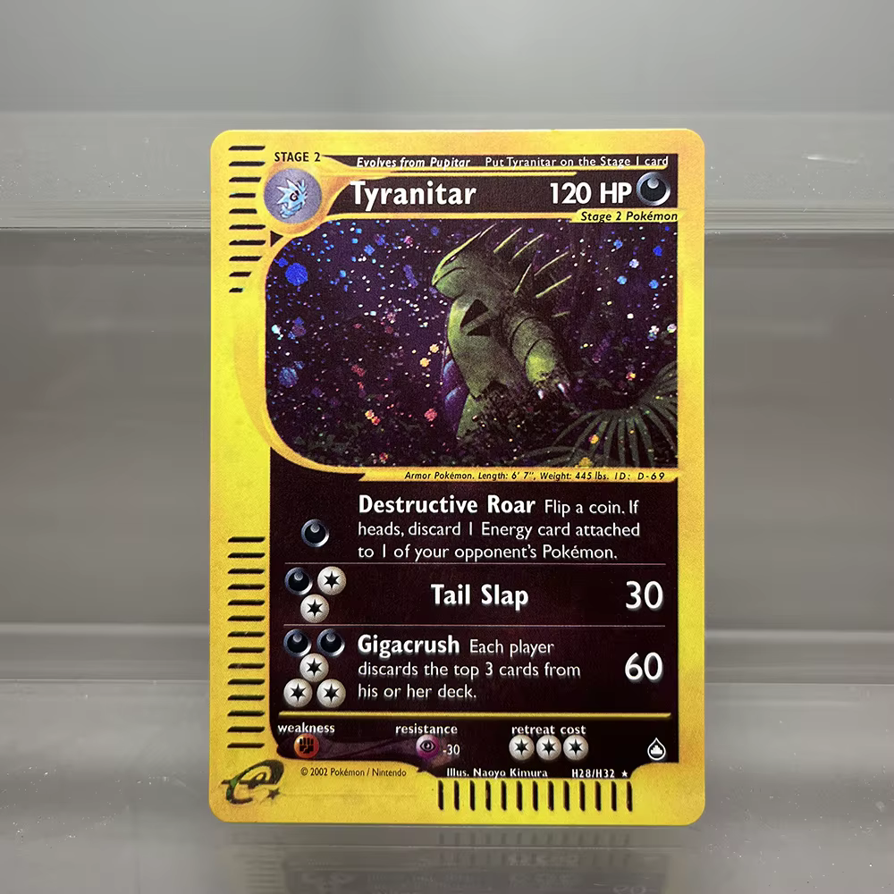 Carte électronique holographique Pokemon, cartes simples Arbok Clefable Vileplume Suicune PTCG, cartes proxy, cartes à collectionner Pokemon, jouets pour enfants