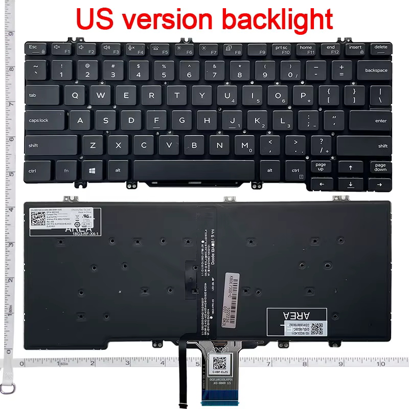 Nouveau clavier d'ordinateur portable américain pour DELL Latitude 3300 5200 5300 7200 7300 3301 7290 5310 7301 E7300 E5300 5300 2-en-1 P97G