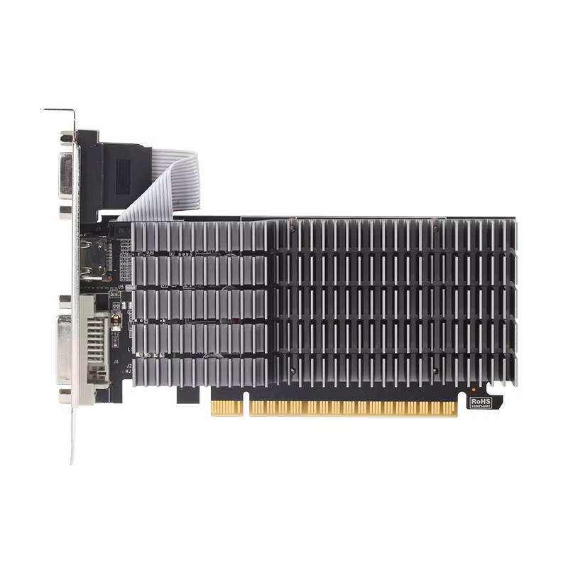 Carte graphique discrète NVIDIA GeForce GT710 Heavy Hammer 1G/2G DDR3 HDMI/DVI/VGA