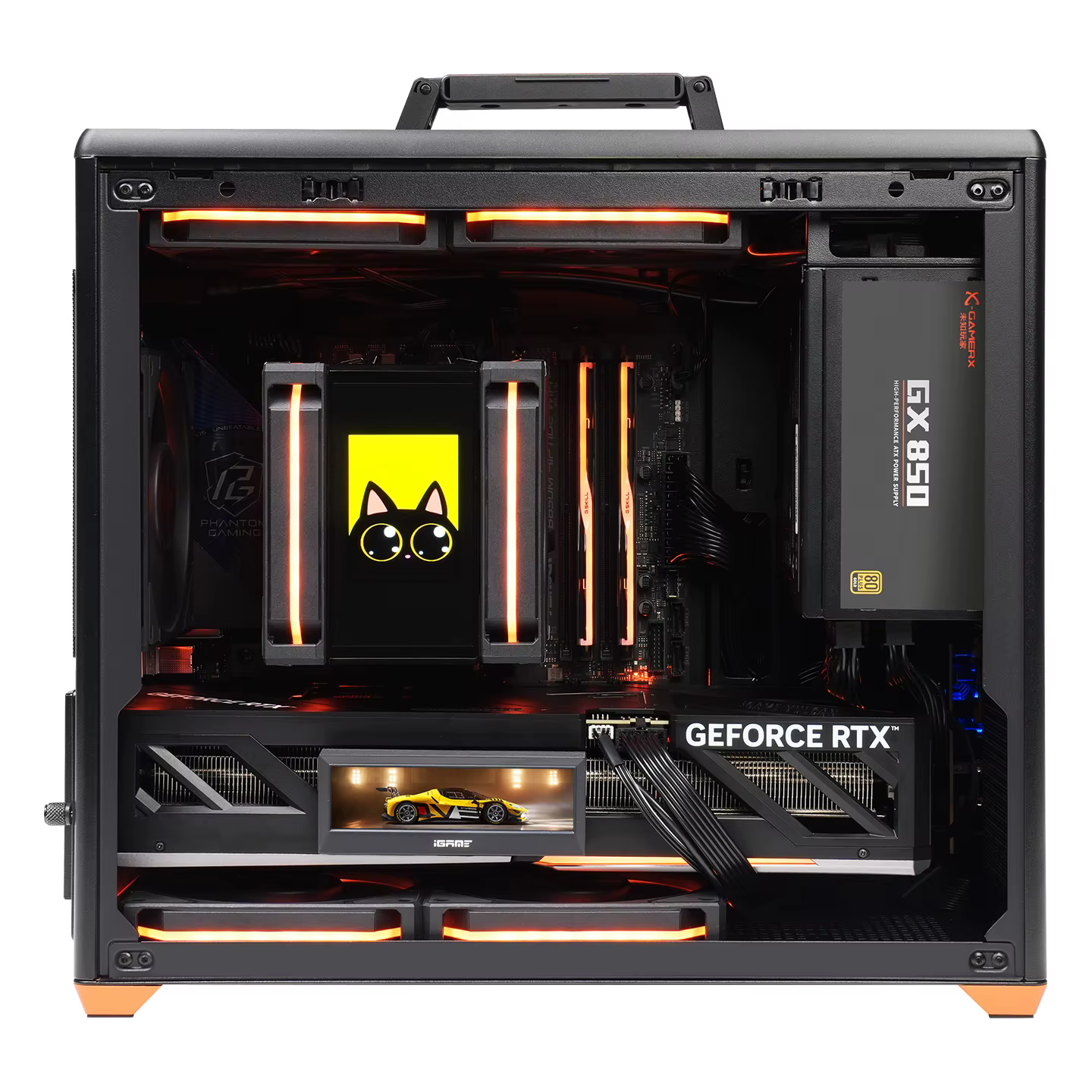 Boîtier PC X-GAMERX P80 ITX MATX avec côté transparent