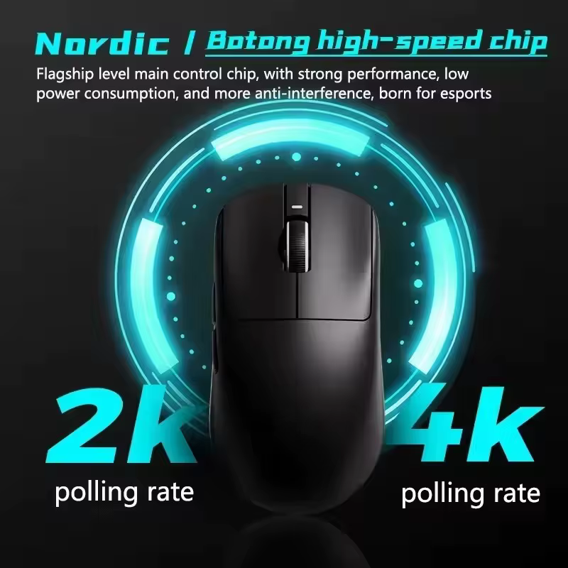 Souris sans fil VXE Dragonfly R1, capteur PAW3395, Nordic 52840, 2KHz, souris de jeu FPS, vitesse intelligente, faible latence, jeu, bureau