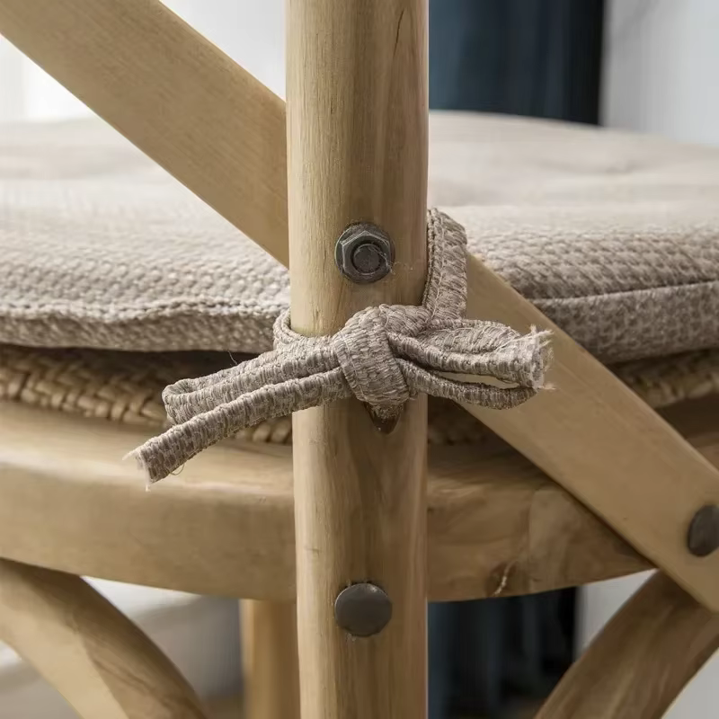 Heart de chaise en mousse à mémoire de forme, coussins de siège souples coordonnants avec sangles, tapis durables pour salon, cuisine, bureau