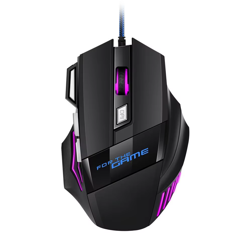 1 PC nouvelle souris de jeu USB hyperspeed rvb rétro-éclairé