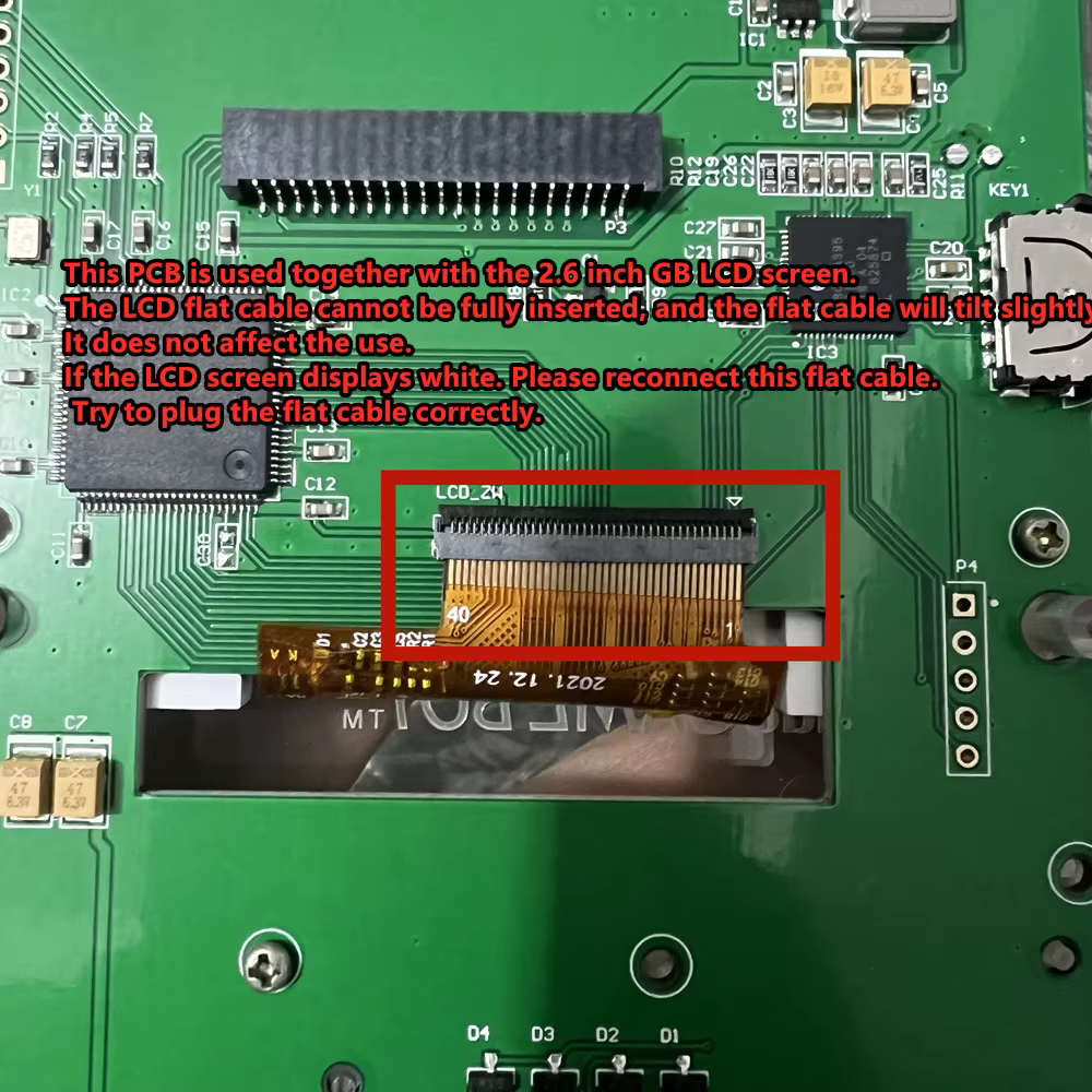 Kits d'écran LCD GB DMG de 2.45 pouces pour Gameboy IPS