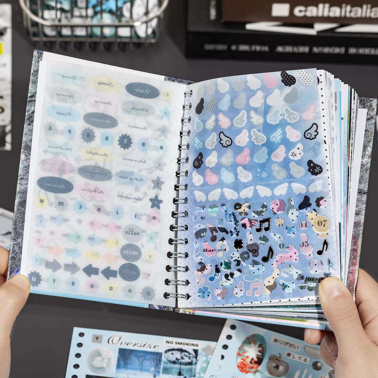 Autocollants décoratifs Kawaii Kpop pour scrapbooking, carnet de notes, matériel de bricolage, papeterie