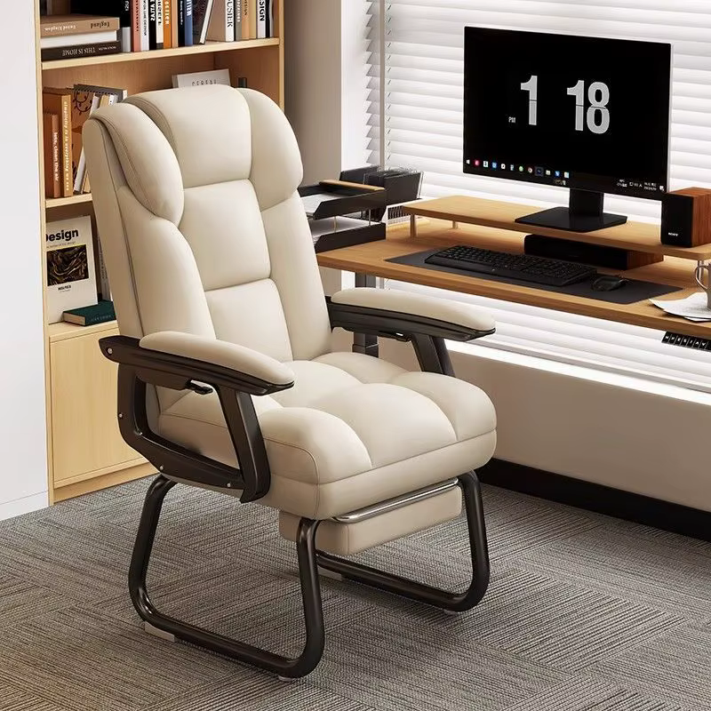 Chaise De Bureau De jeu blanche