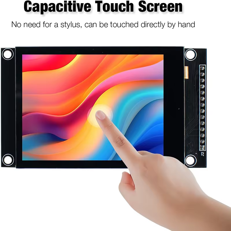 Écran tactile IPS de 2.8 pouces ESP32, Module LCD tactile capacitif SPI TFT pour Arduino/Mega2560/C51/ESP32
