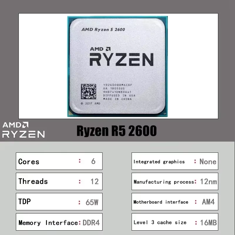 Processeur AMD Ryzen 5 2600