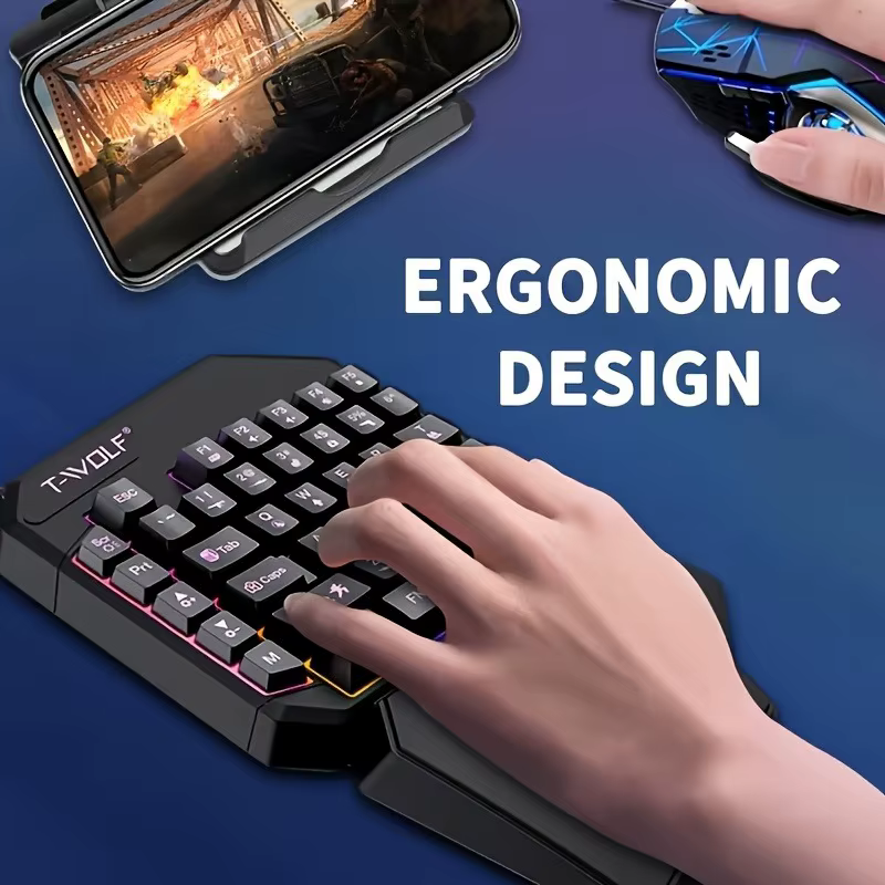 Ensemble clavier et souris de jeu 2 in1TF900