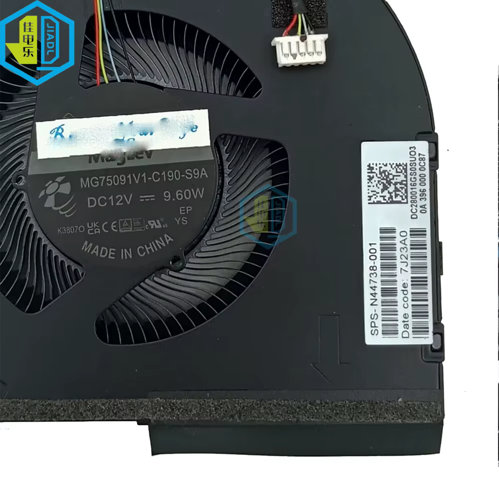 Ventilateur CPU GPU pour HP Victus 16 16-S 16-R 16-S0000 16-R0076TX 2023 DC12V N44738-001 MG75091V1 C180 C190