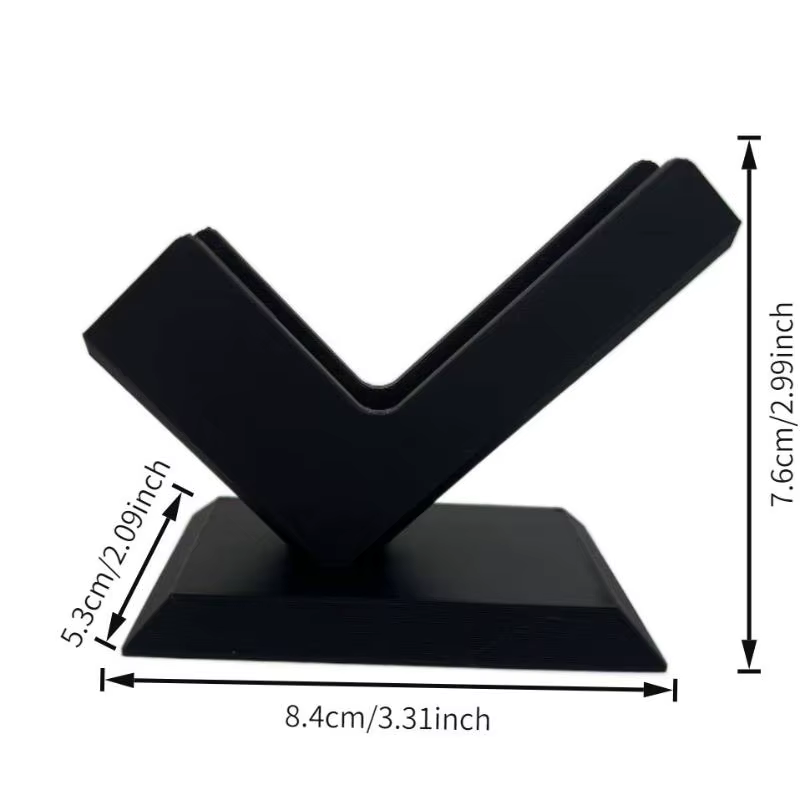 Support de cartes de visite imprimé en 3D, organisateur de cartes de bureau peu encombrant, texture mate pour les petites entreprises - Présentoir de magasin