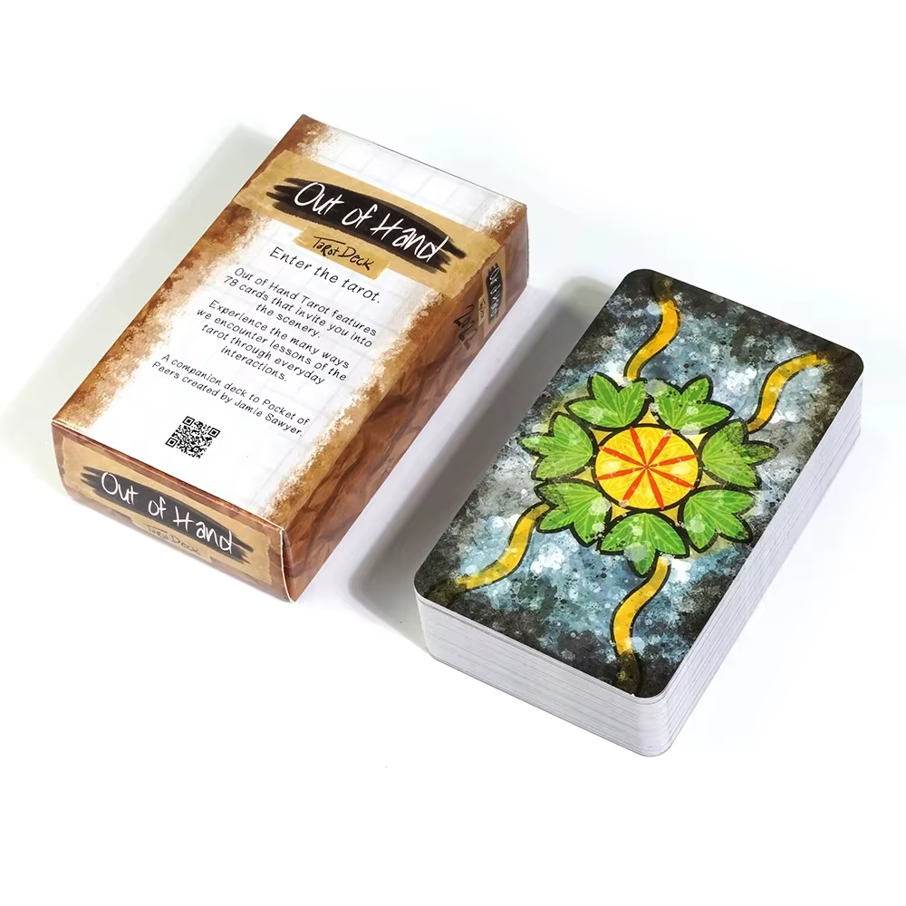 78 pièces cartes hors main Tarot Deck Divination Tarot jeu de société Deck Fortune Telling famille fête Guide Versions édition