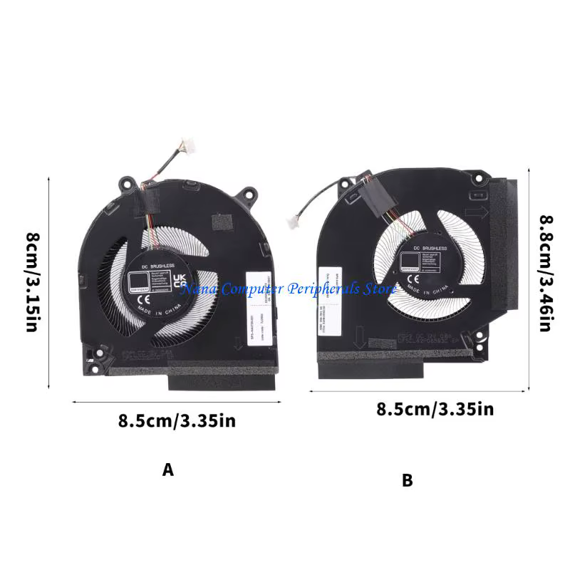 F68C CPU GPU ventilateur refroidissement dissipateur thermique ordinateur portable carte graphique