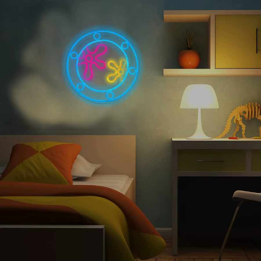 Enseigne au néon de jeu pour la décoration de salle de jeux