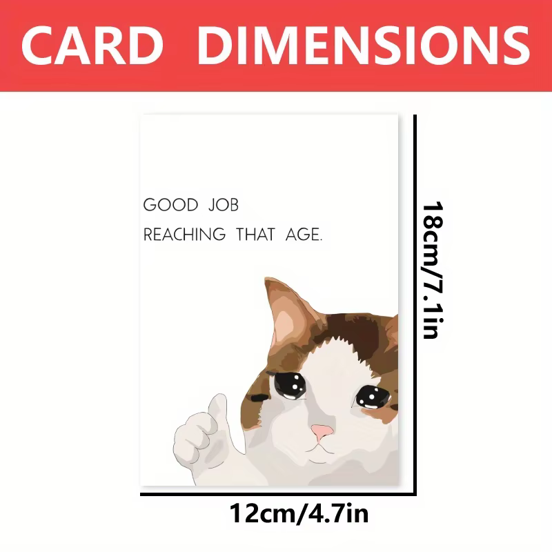 1 pièce, carte d'anniversaire amusante, carte d'anniversaire amusante pour elle, carte intéressante, carte créative et mignonne, carte de joyeux anniversaire pour un ami