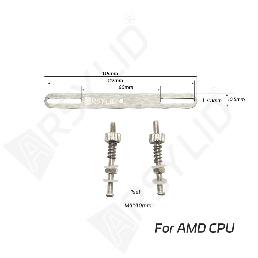 Bloc de refroidissement liquide en acier inoxydable pour CPU