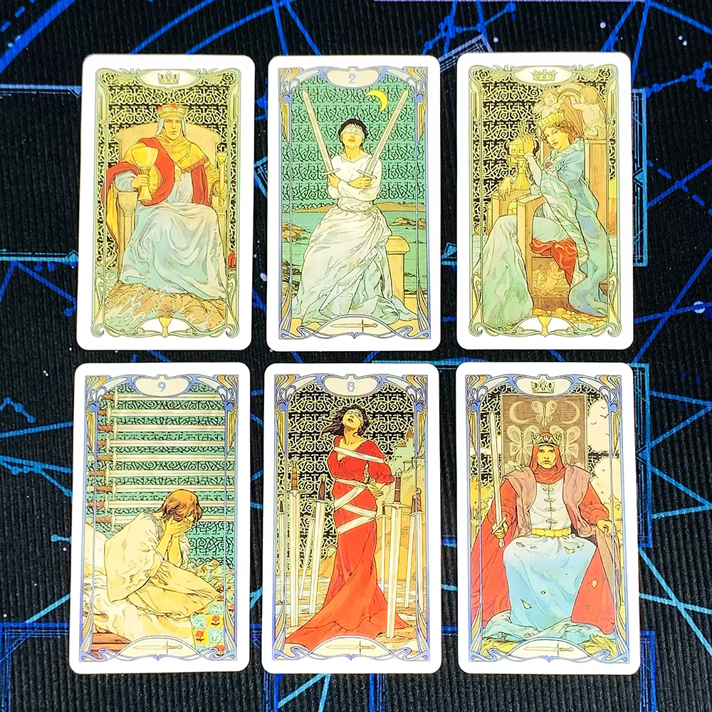 Jeu de cartes de Tarot A 78 cartes, jeu de cartes de Divination occulte classique pour débutants, idéal pour la Divination, la méditation et le cadeau