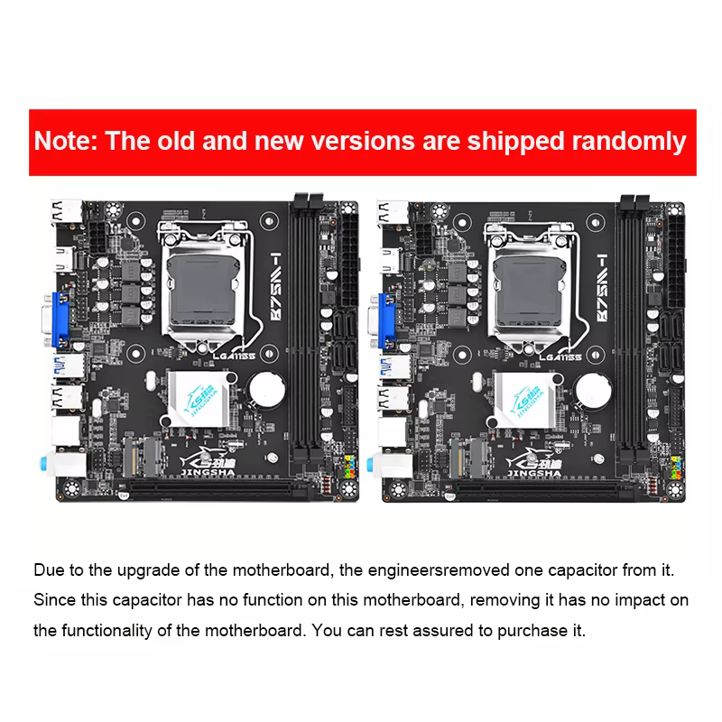 Carte mère Mini ITX B75 LGA1155 pour ordinateur de bureau