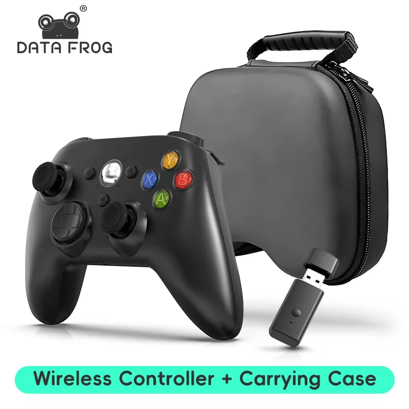Manette de jeu filaire et sans fil DATA FROG pour console Xbox 360