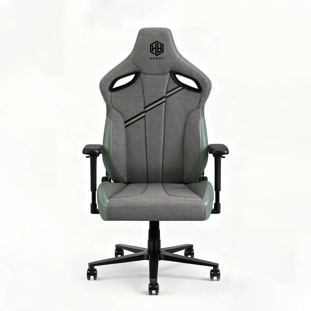 Chaise de bureau ergonomique pour gamer avec revêtement en cuir PU