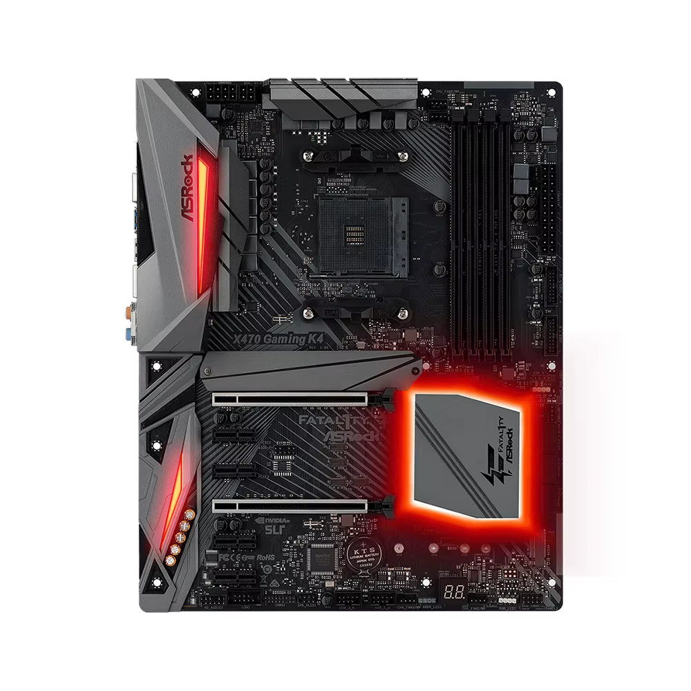 ASROCK X470 GAMING K4 carte mère AMD AM4 Support 5800X3D 5700x3D 5700X 5600G 4600G CPU AMD