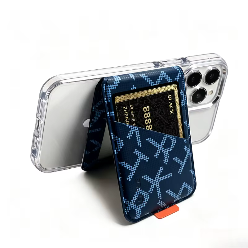 Porte-cartes de crédit Magsafe pour hommes, portefeuille minimaliste, étui de luxe pour cartes bancaires, mini portefeuille fin pour IPhone Pro Max Plus Cartera