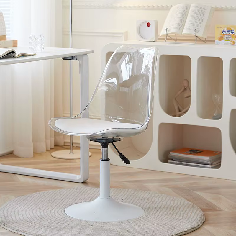 Chaise d'ordinateur transparente
