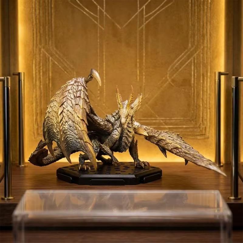 Monster Hunter Wilds PS5 GAME Limited Arkveld Primordial Malzeno Figurine Dragon en PVC Modèle Japonais Authentique Jouet Cadeau pour Enfants