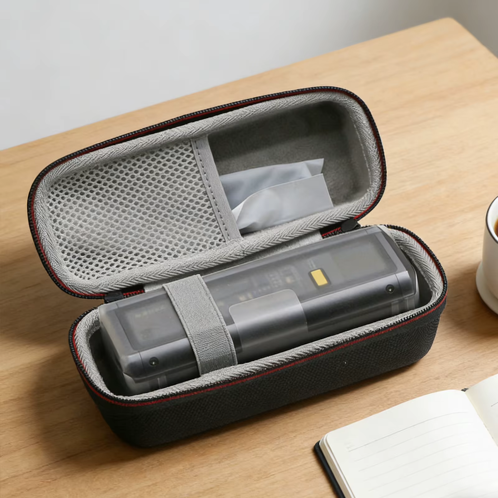 Sac de transport portable avec poche en filet et fermeture éclair, étui de rangement de voyage portable pour batterie externe Xiaomi P03MI 25000mAh 212W