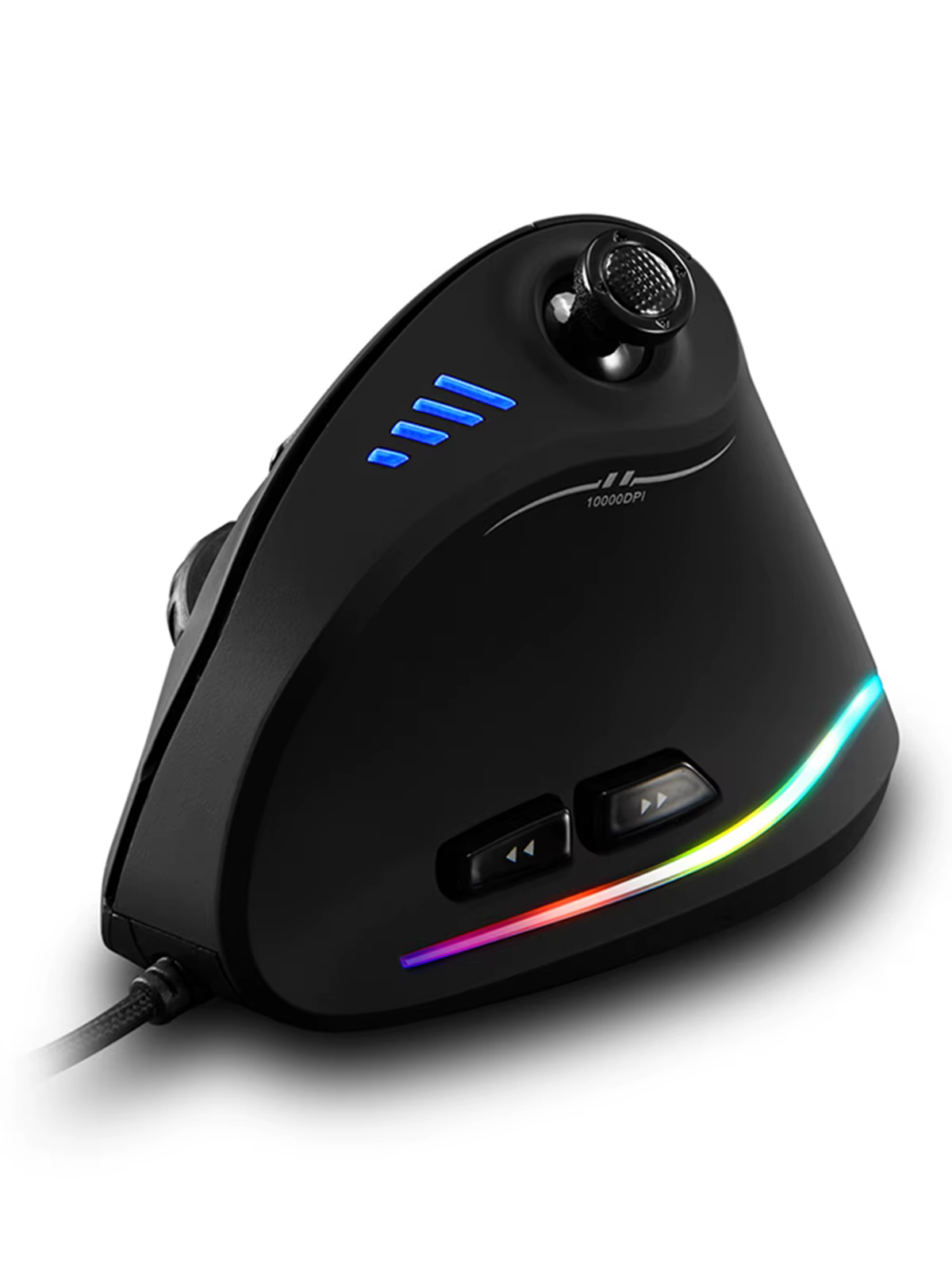 ZELOTES C-18 souris de jeu verticale 10000 DPI Programmable 11 boutons USB filaire rvb