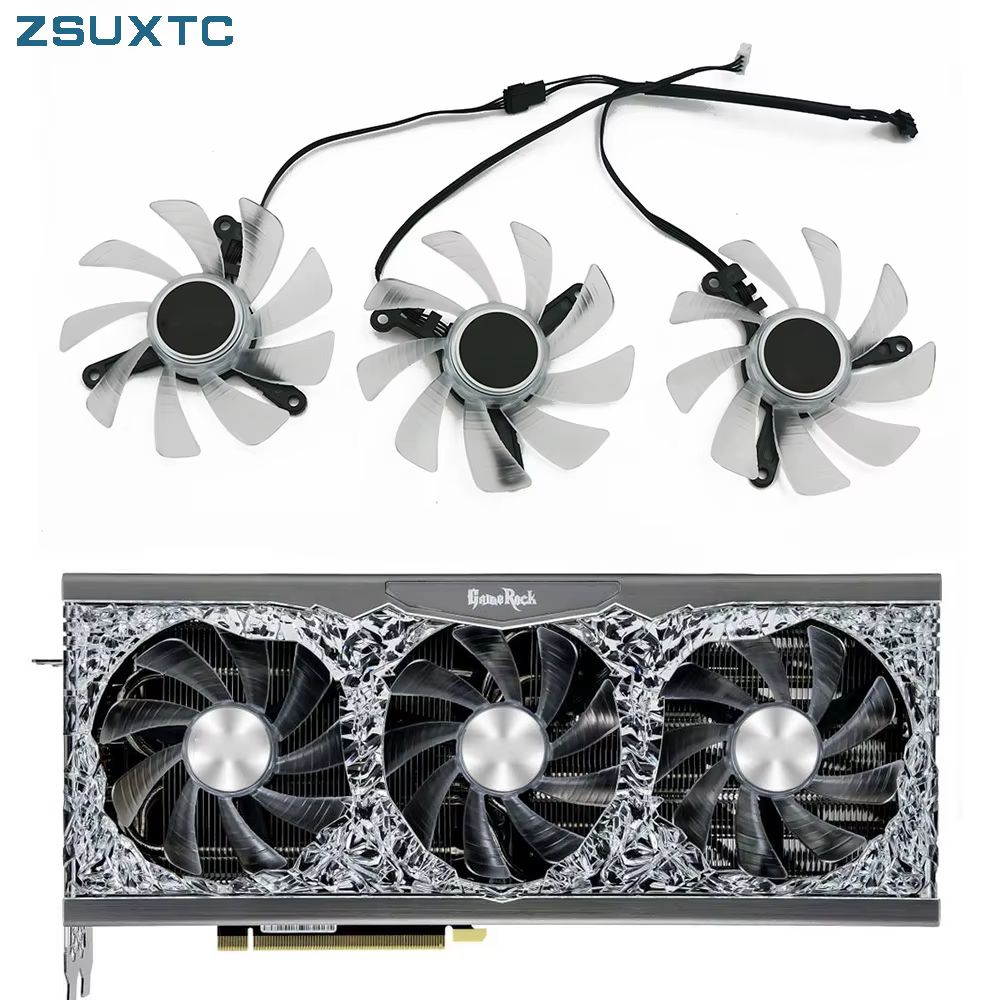 TH9215B2H-PFC01 RTX3080 RTX3090 remplacent le ventilateur de carte vidéo pour Palit RTX 3090 3080 3070Ti 3070Ti
